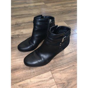 Dr Scholls Pointed Ankle Wedge Booties